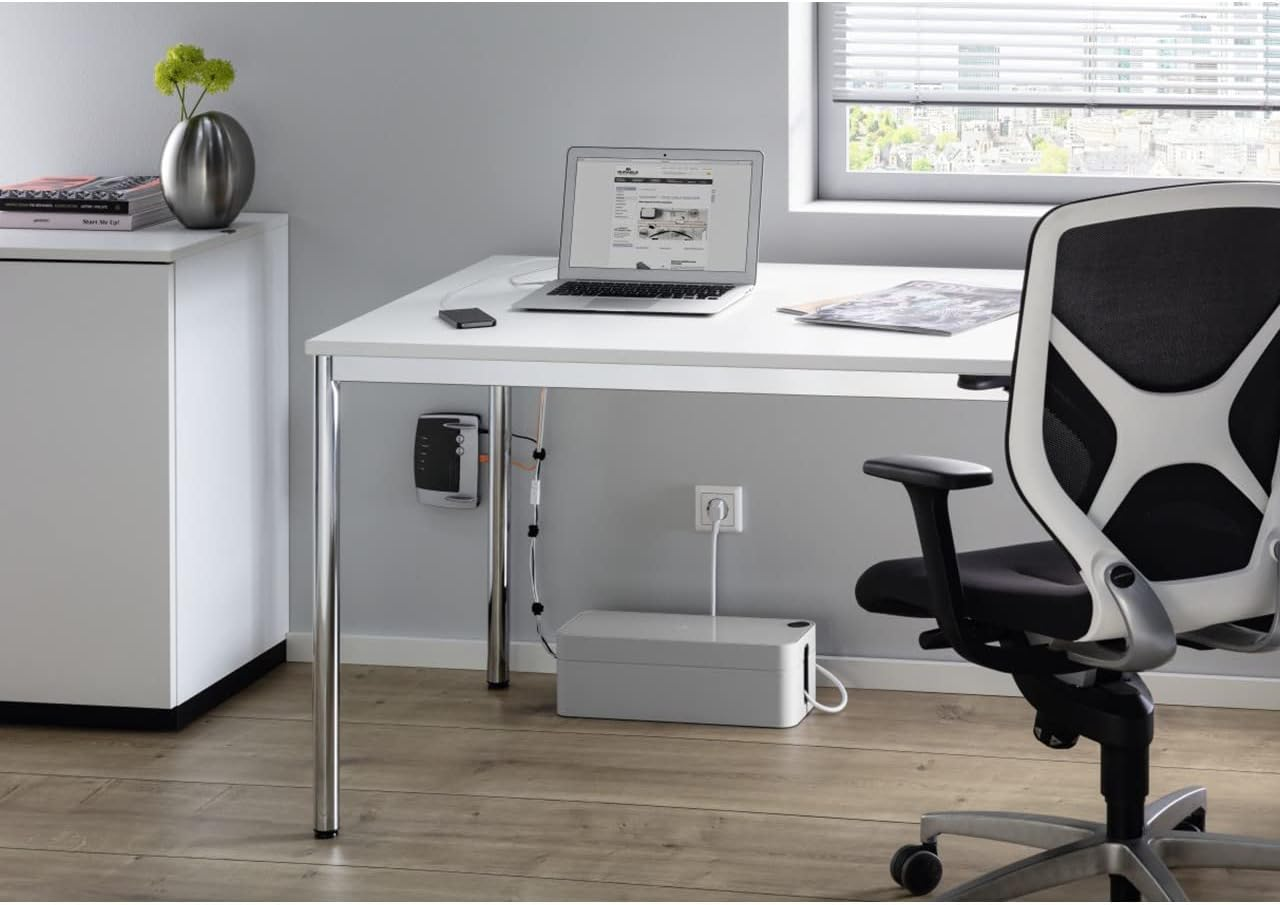 Durable Cavoline Cable Box, Large, Grey image number 5