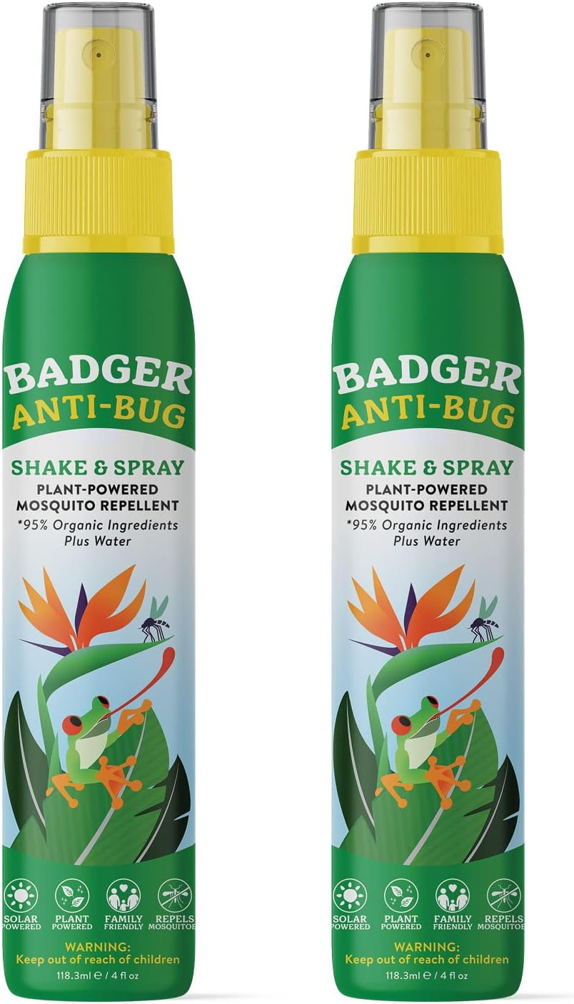 Badger Anti-Bug Repellent Shake & Spray - 4 Oz image number 1