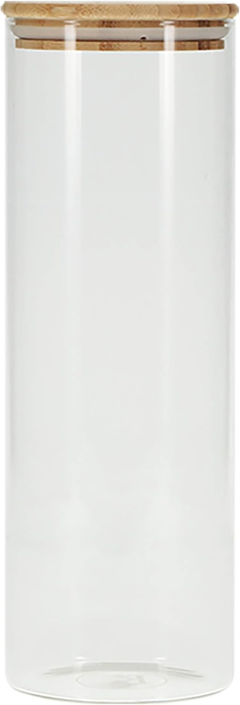 Kate'S Kitchen 2L Glass Canister with Bamboo Lid &ndash; Airtight Food Storage Container for Kitchen Organisation & Freshness image number 1
