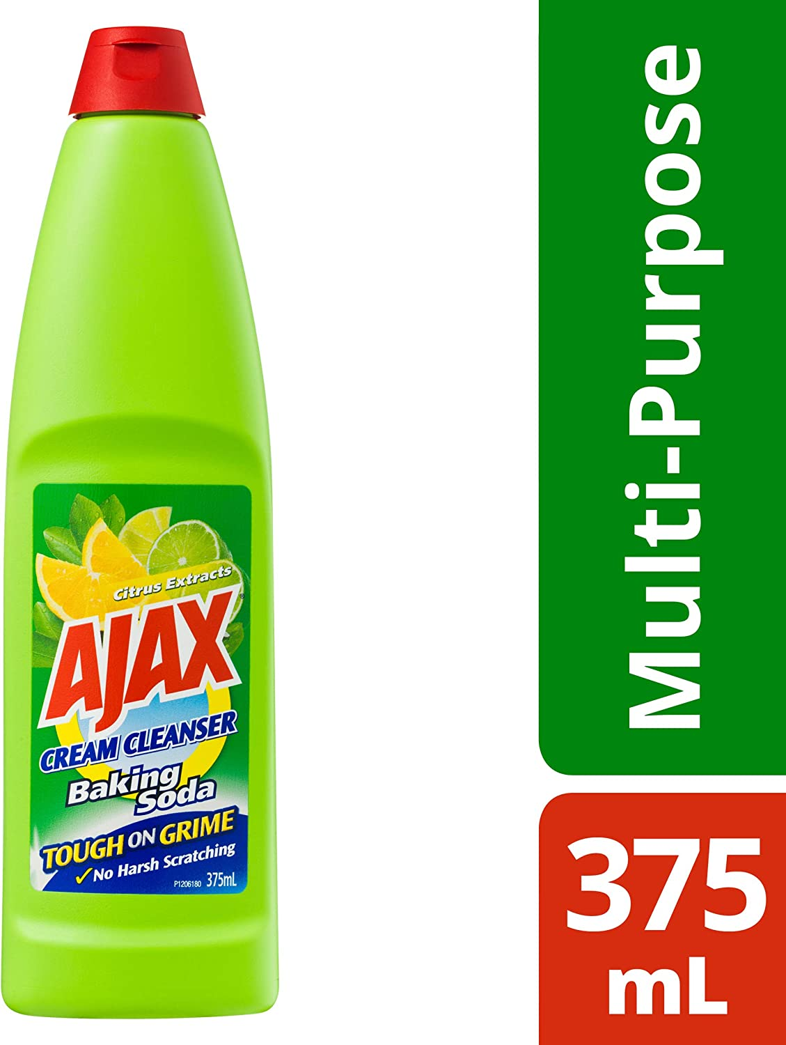 Ajax Cream Cleanser, 375Ml, Baking Soda and Citrus Extracts, Kitchen and Bathroom Cleaner, Tough on Grime (Pack of 2) image number 1