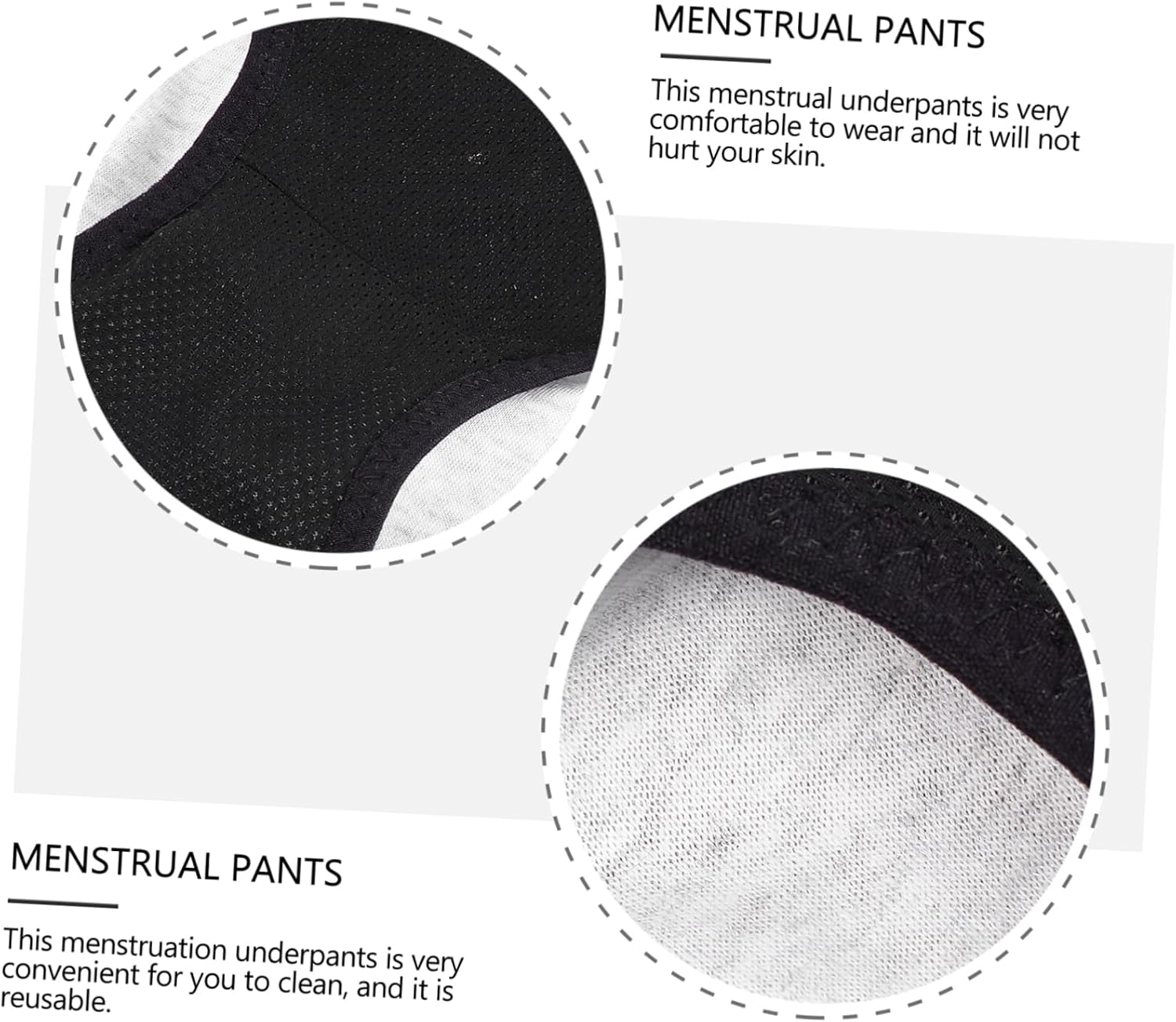 Menstrual Pants for Women Comfortable Leak Design Easy to Clean Menstruation Underpants Girlfriend Wife image number 3