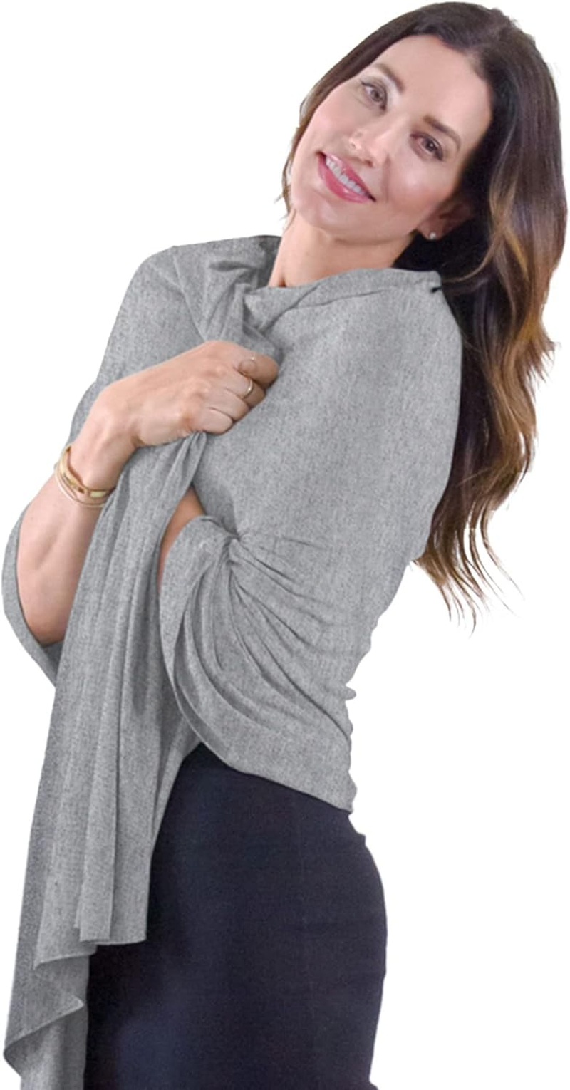 Happyluxe Wayfarer Travel Shawl Wrap, UPF 50+ Shawl Wraps for Women, 68 X 35 Inches