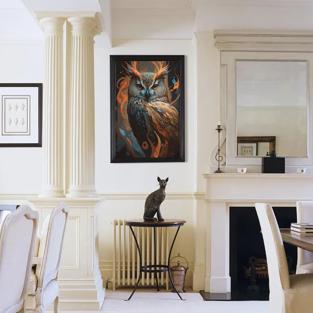 Ingooood Jigsaw Puzzle 1000 Pieces-Sneak Peek Series - the Owl'S Gaze - Entertainment Toys for Adult Special Graduation or Birthday Gift Home Decor image number 5