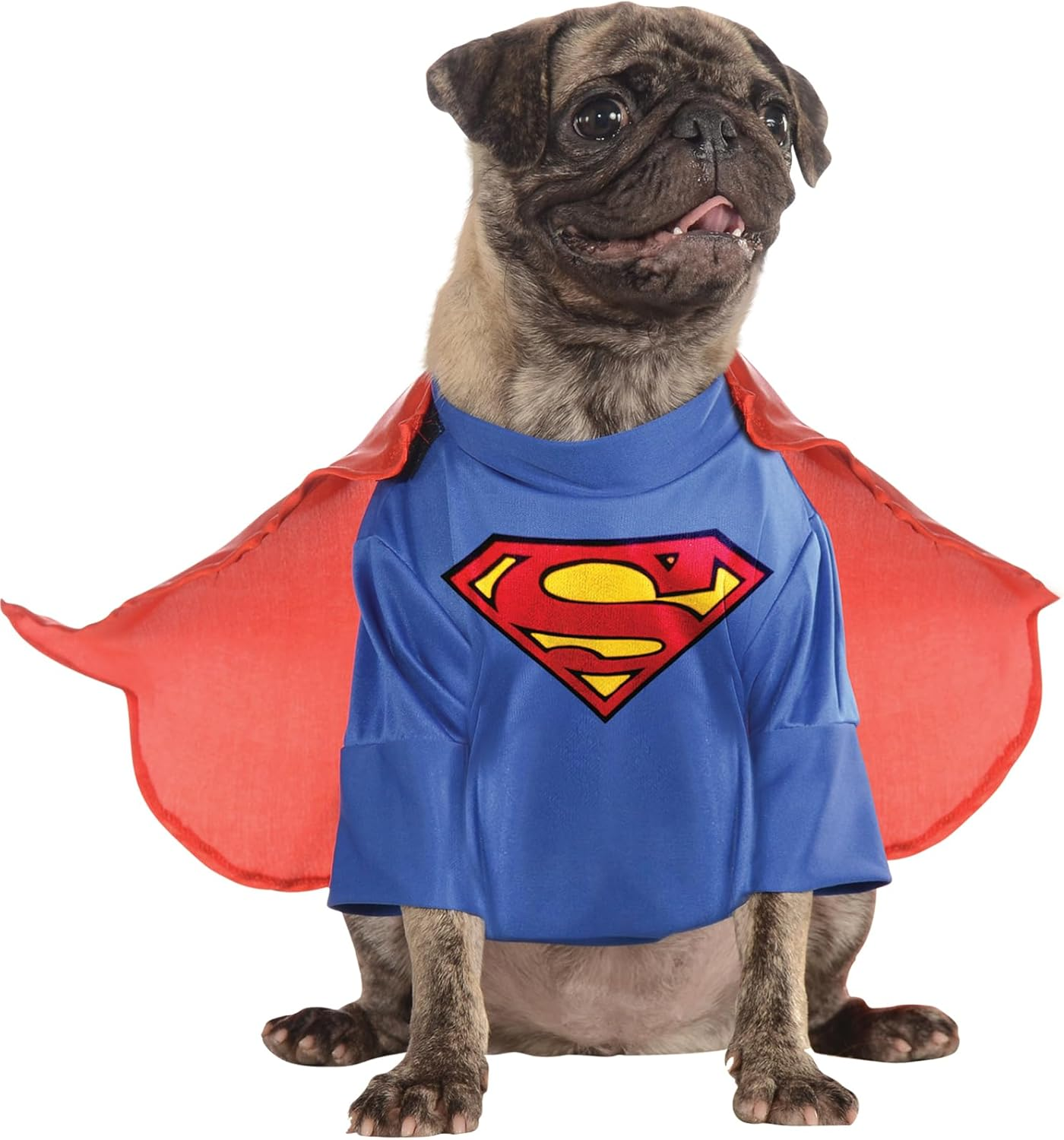 DC Comics Superman Shirt and Cape Pet Costume, as Shown image number 4