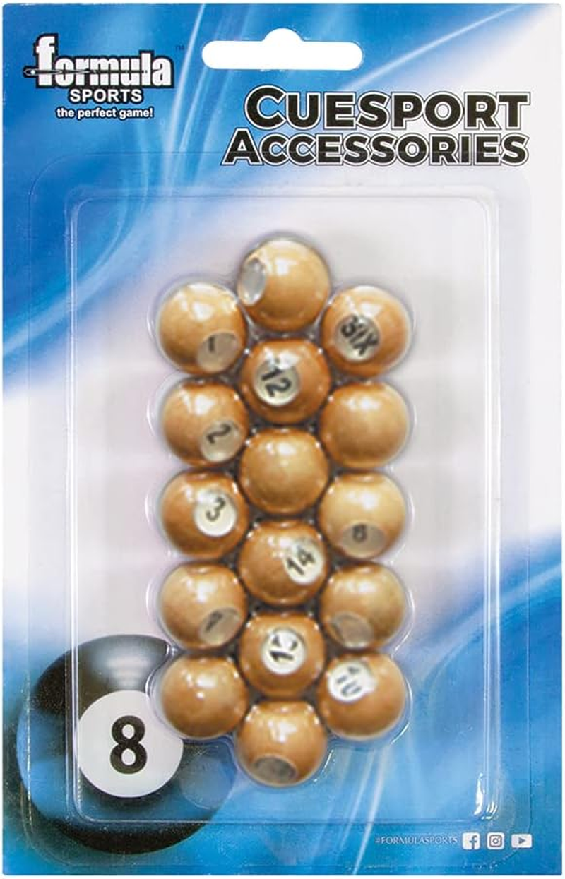 Formula Sports Kelly Pool Replacement Wooden Marbles image number 1