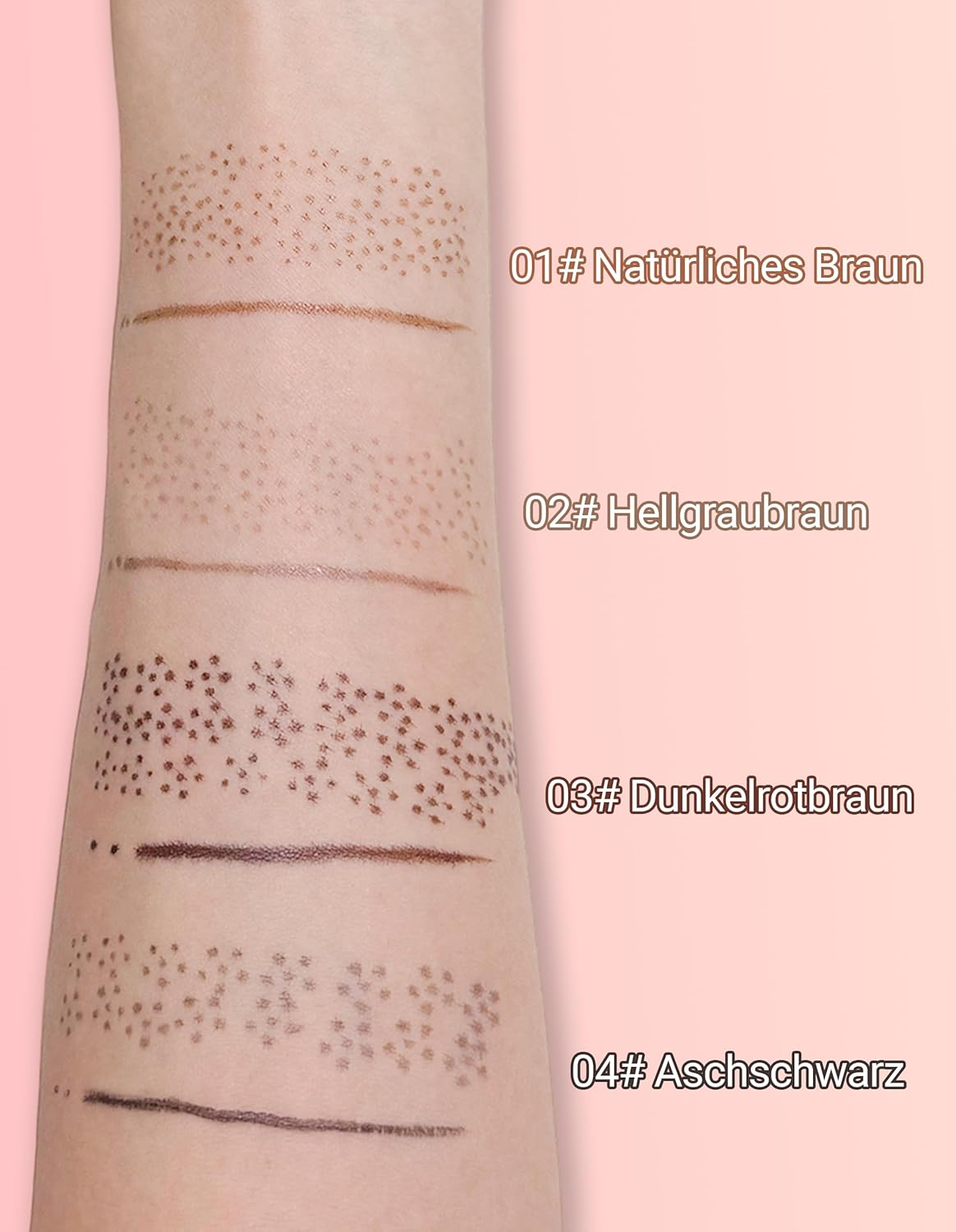 Erinde Natural Freckle Pen Makeup, 2-In-1 Dual Ended Faux Freckle Stamp & Microblading Freckle Pen, Long - Lasting & Waterproof Quick Dry, Curved Precision Tip for Natural Lifelike,#2 - 1 image number 4