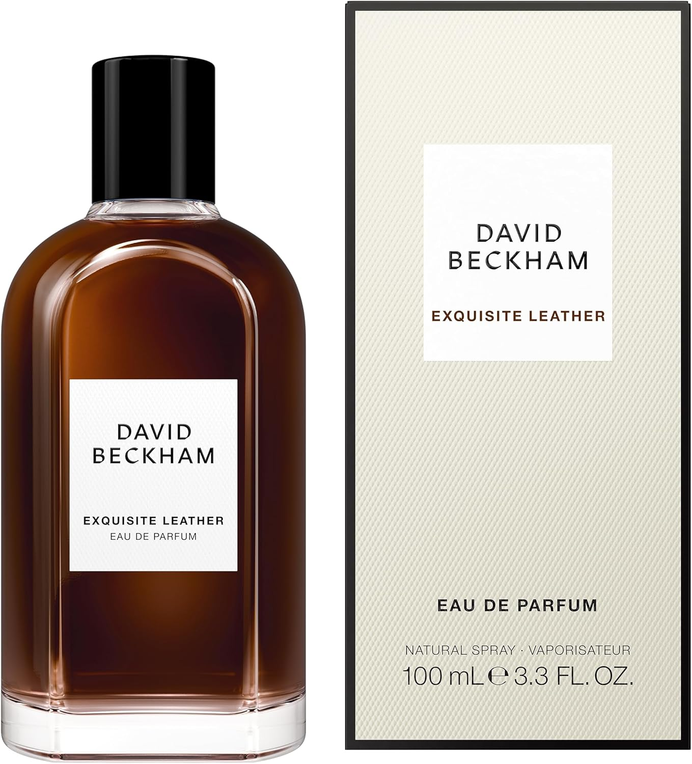 David Beckham Collection Exquisite Leather Eau De Parfum for Men, Fresh and Aromatic, Long Lasting Fragrance, 100Ml (3.3Oz) image number 3