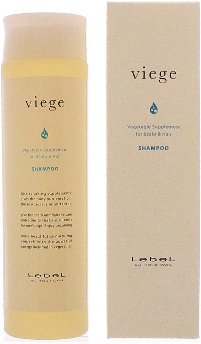 Lebel Cosmetics Lebel Vigier Shampoo, 8.1 Fl Oz (240 Ml), Beige, 8.5 Fl Oz (240