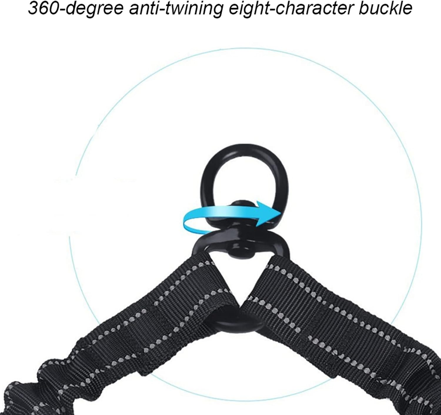 One Tow Two Leash 2 Dog Rope Elastic Cushion Dog Leash Dog Walking Leash Dog Belt Double Lead image number 1