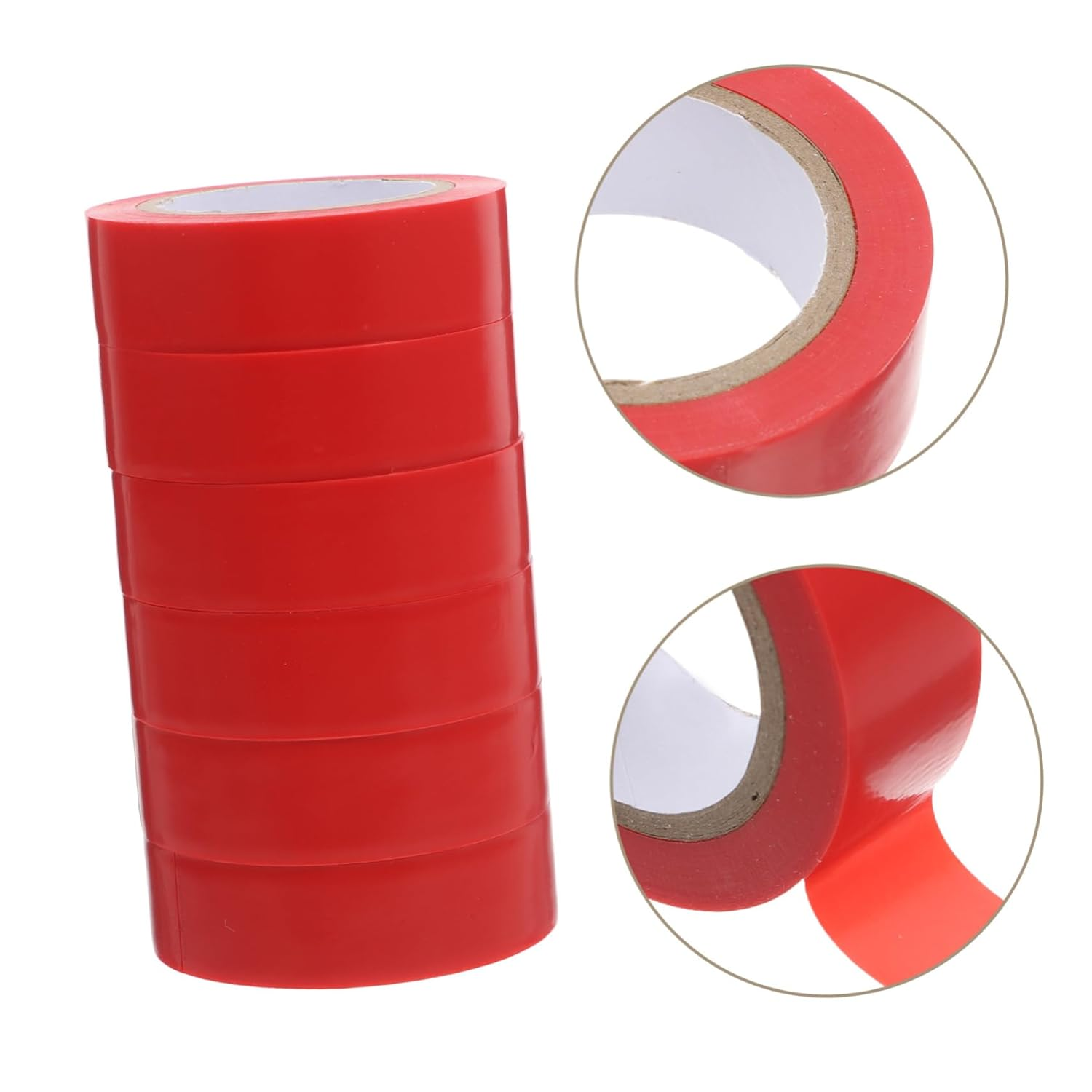 Homoyoyo 6Rolls Flexible Electrical Tape for Wire Harness Wide Tape for Home Repair High-Temperature Resistance Mask Glue Suitable for Outdoor Indoor Use image number 6