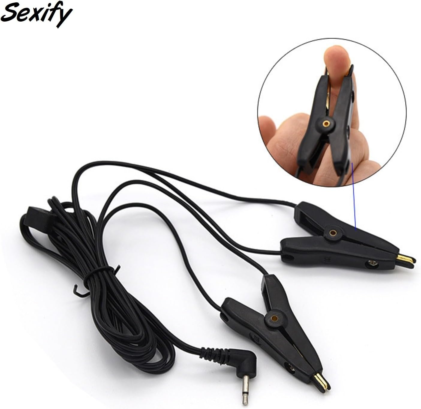 Electro Kit E Stim Electric Anal Butt Plug Nipple Clamps Kit Shock Pulse Stimulation Shocker BDSM Sex Toy image number 1