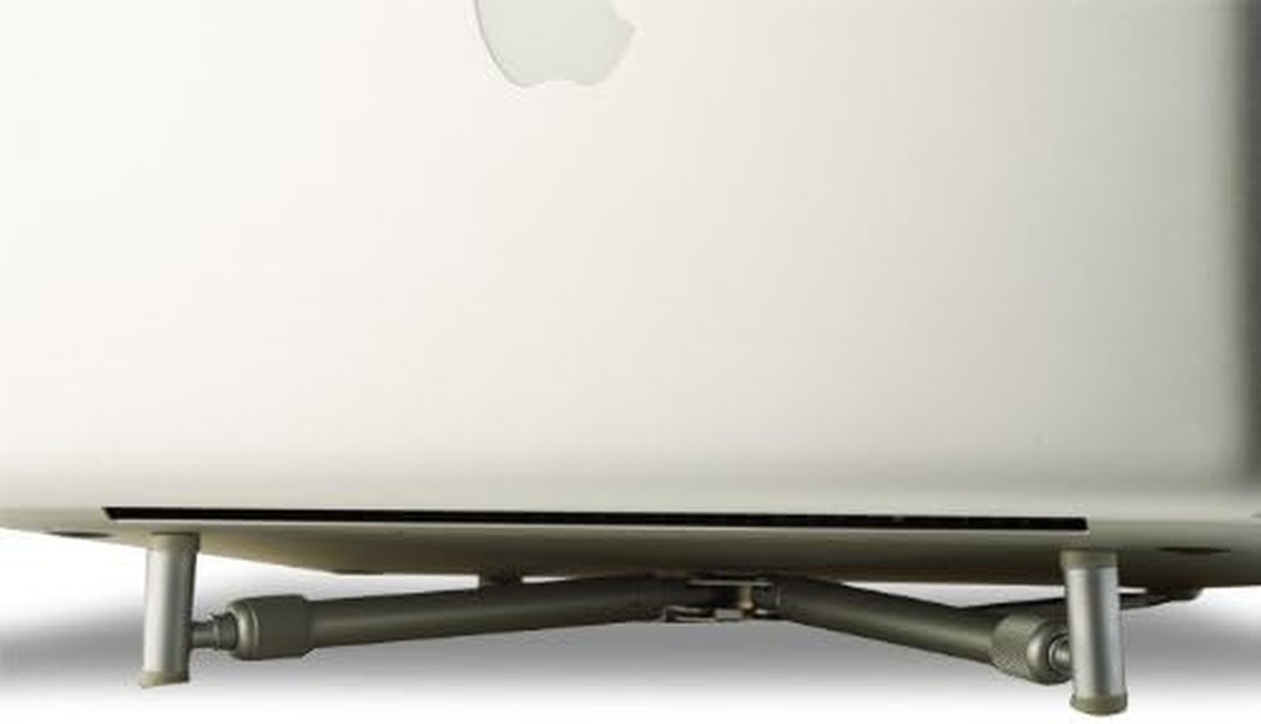 Bosvision Ergonomic Aluminium Portable Foldable Cooling X-Stand for 12"-17" Laptops, Notebook PC, Macbook image number 4