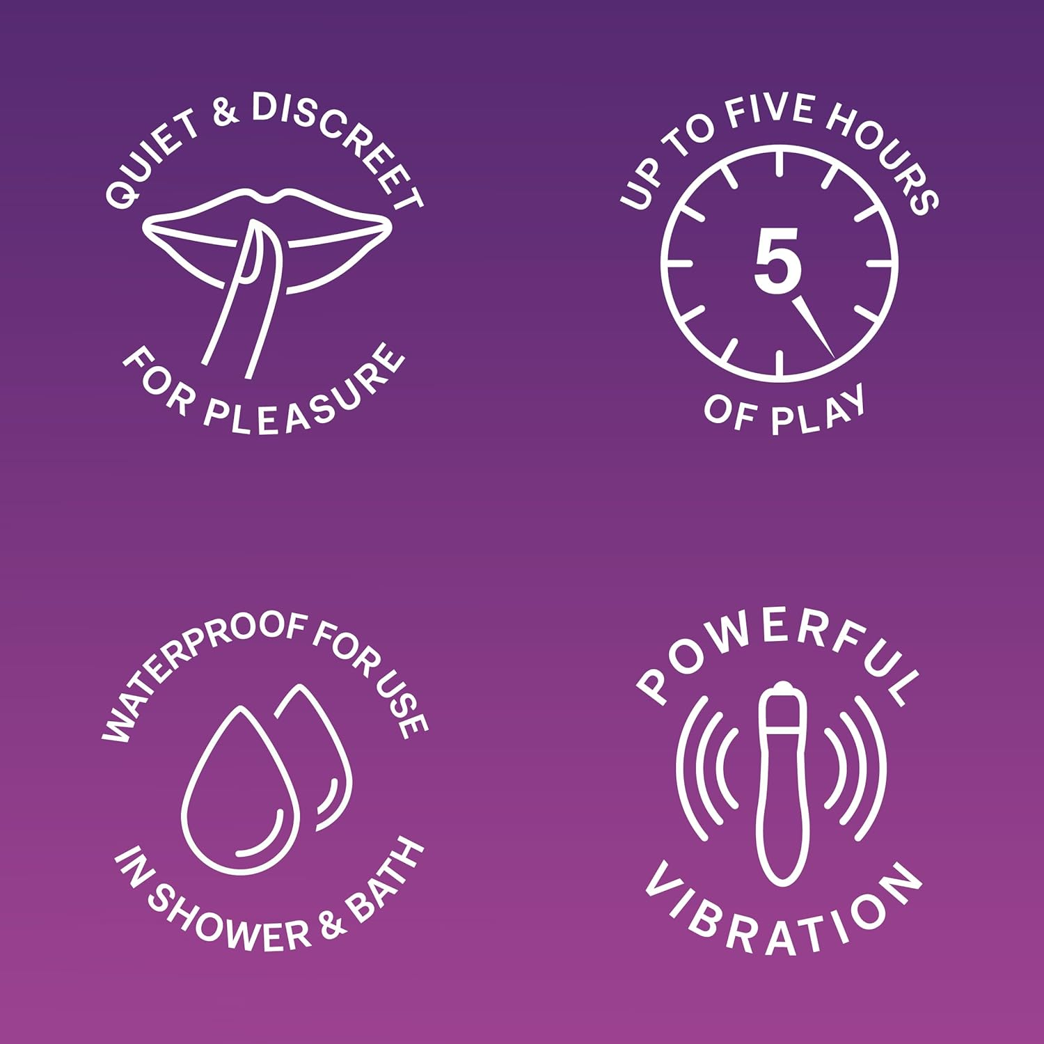 Durex Intense Vibrations Vibe Bullet Pleasure Toy for Couple Waterproof Female Vibrators Massager image number 6