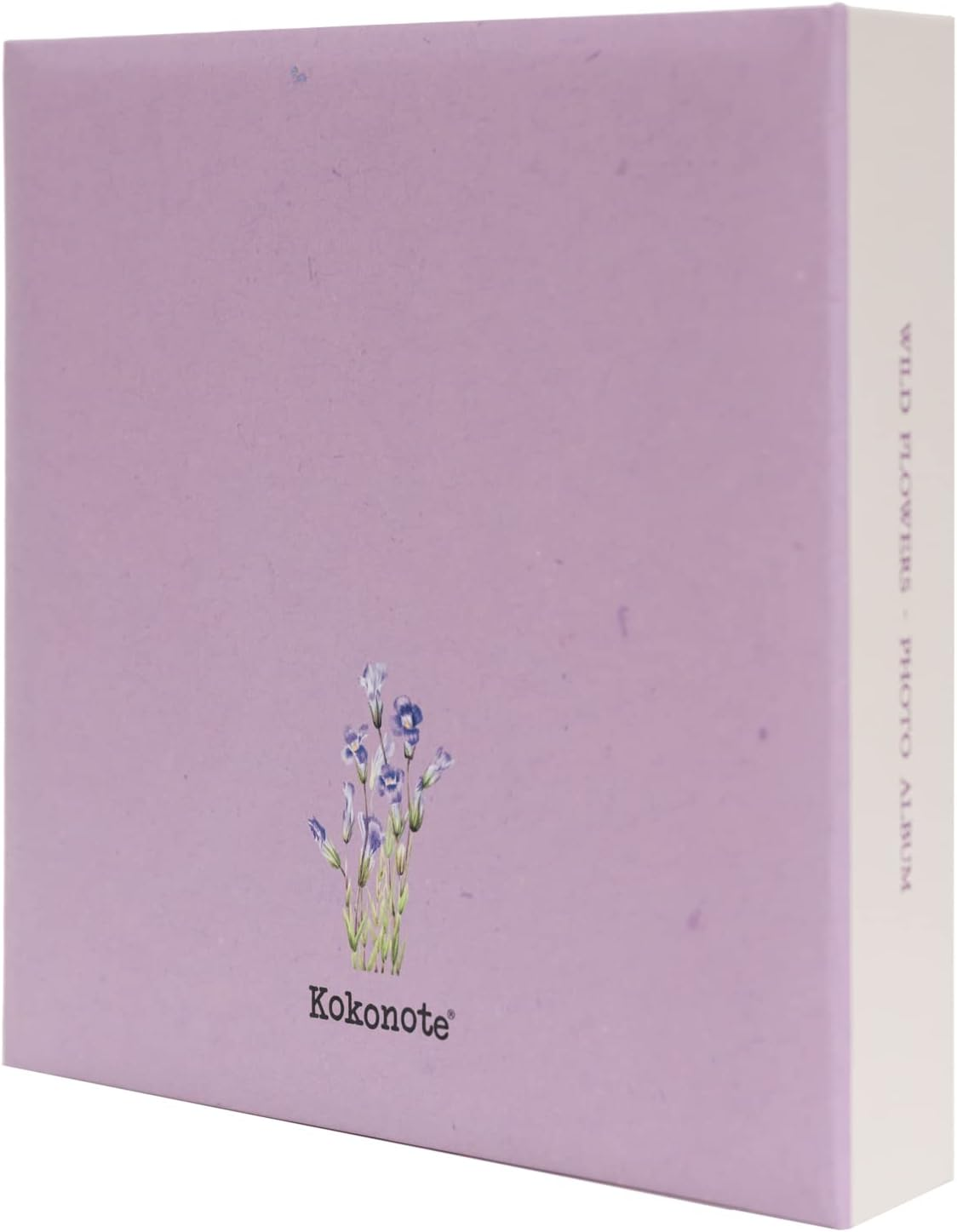 Kokonote Botanical Wild Flowers Photo Album | 6X4 Photo Album - 10X15 Cm | Family Photo Album 200 Pockets | Friend Gifts | Photo Books for Memories | Photo Album Slip In
