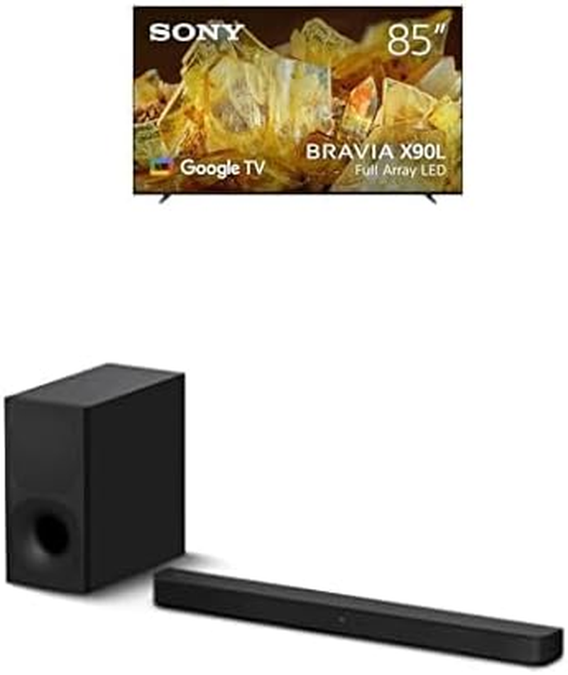 Sony XR85X90L 85 Inch Smart TV (Google TV) + Sony HT-S400 2.1Ch Soundbar with Wireless Subwoofer image number 5