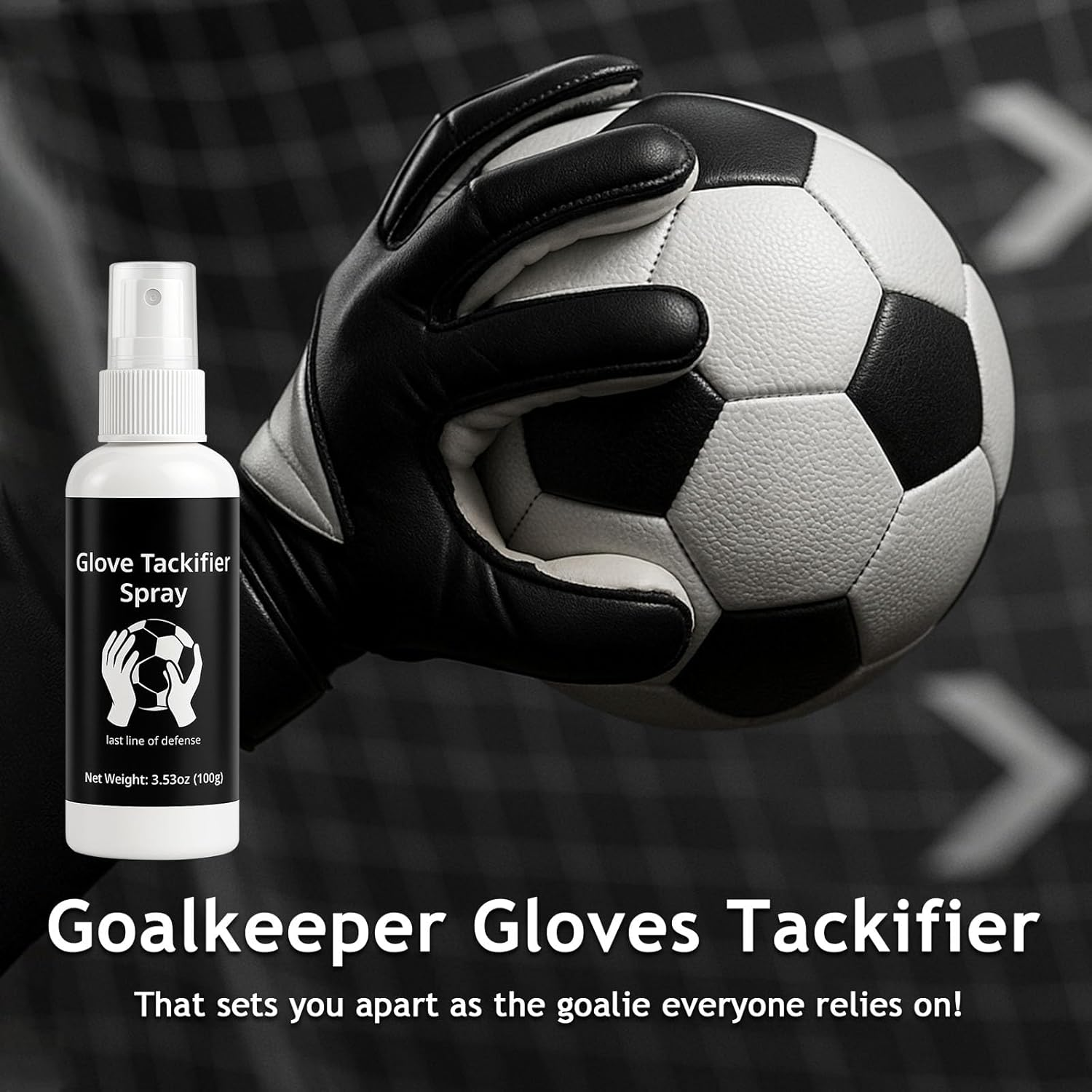 100Ml Glove Glue for Goalkeepers Spray, Enhanced Grip, Long-Lasting Bond, Goalie Glove Spray Suitable for All Soccer Goalkeeper Gloves image number 4