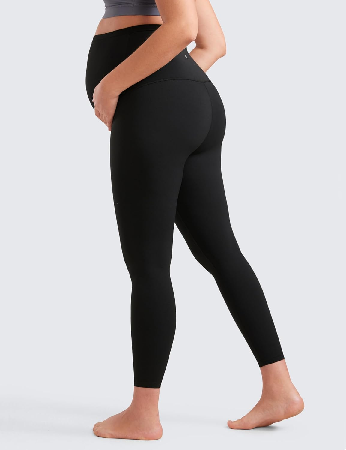 CRZ YOGA Butterluxe Maternity Leggings over the Belly 25" - Soft Pregnancy Leggings Stretchy Workout Activewear Yoga Pants