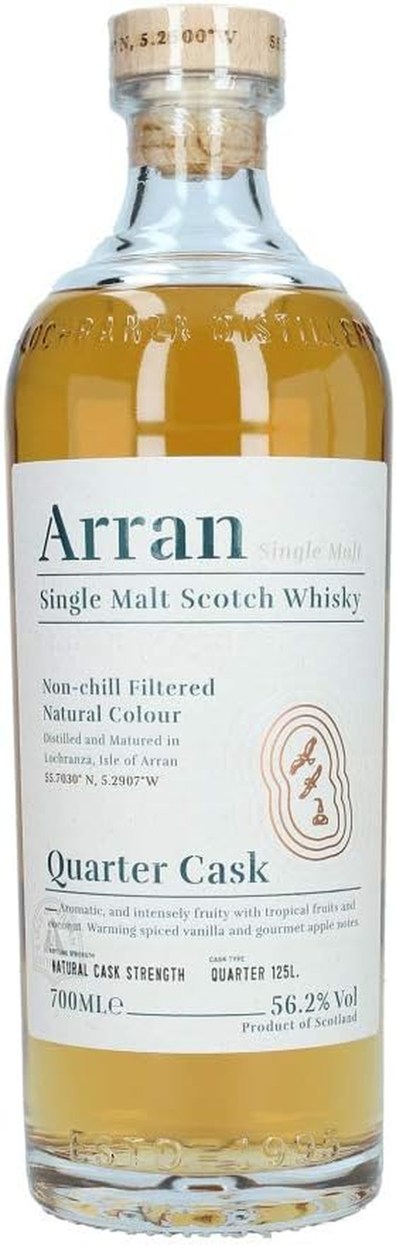 Arran Quarter Cask Single Malt Scotch Whisky image number 2