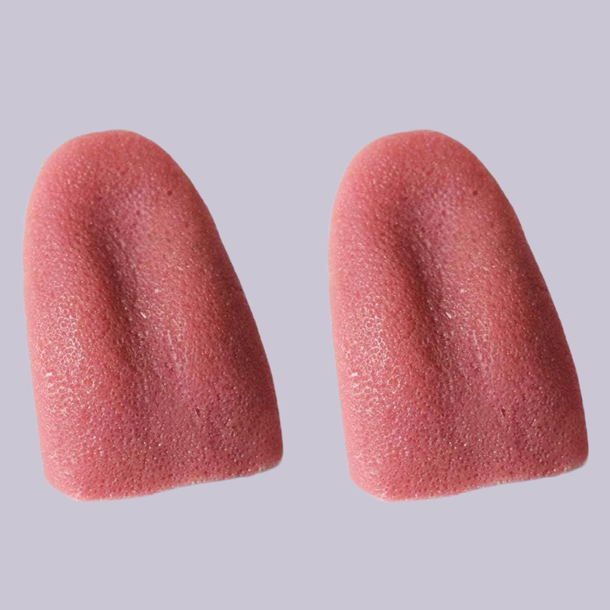 OUERMAMA 2 Pcs Halloween Tongue False Tongue Horrific Tongue Prop Tricks Tongue Toys,Prop Tricks Tongue Toys,Realistic Tongue, Comedy Magic Trick Accessories image number 2