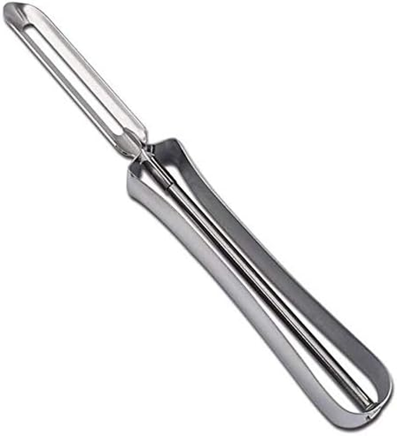Vegetable Peeler, Stainless Steel Rotary Peeler for Potatoes Carrots Apples Pears 1 Pc by Lechay image number 6