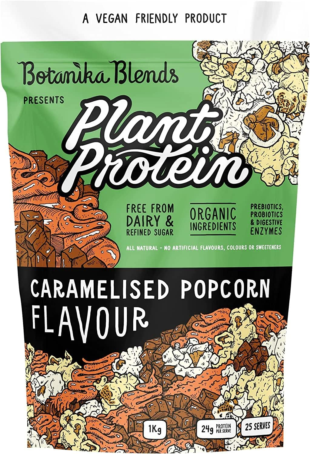 Botanika Blends Oh My Apple Pie Flavor Plant Protein 1 Kg image number 6