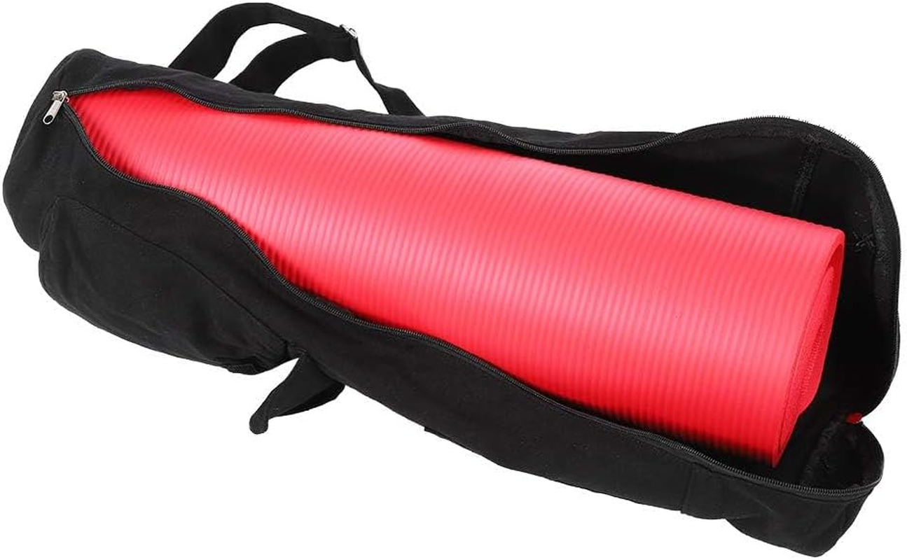 Baxnore Yoga Mat Bag, Canvas Yoga Mat Storage Bag, Multifunctional Yoga Mat Carrier Backpack with Adjustable Strap for Sports Accessories image number 2