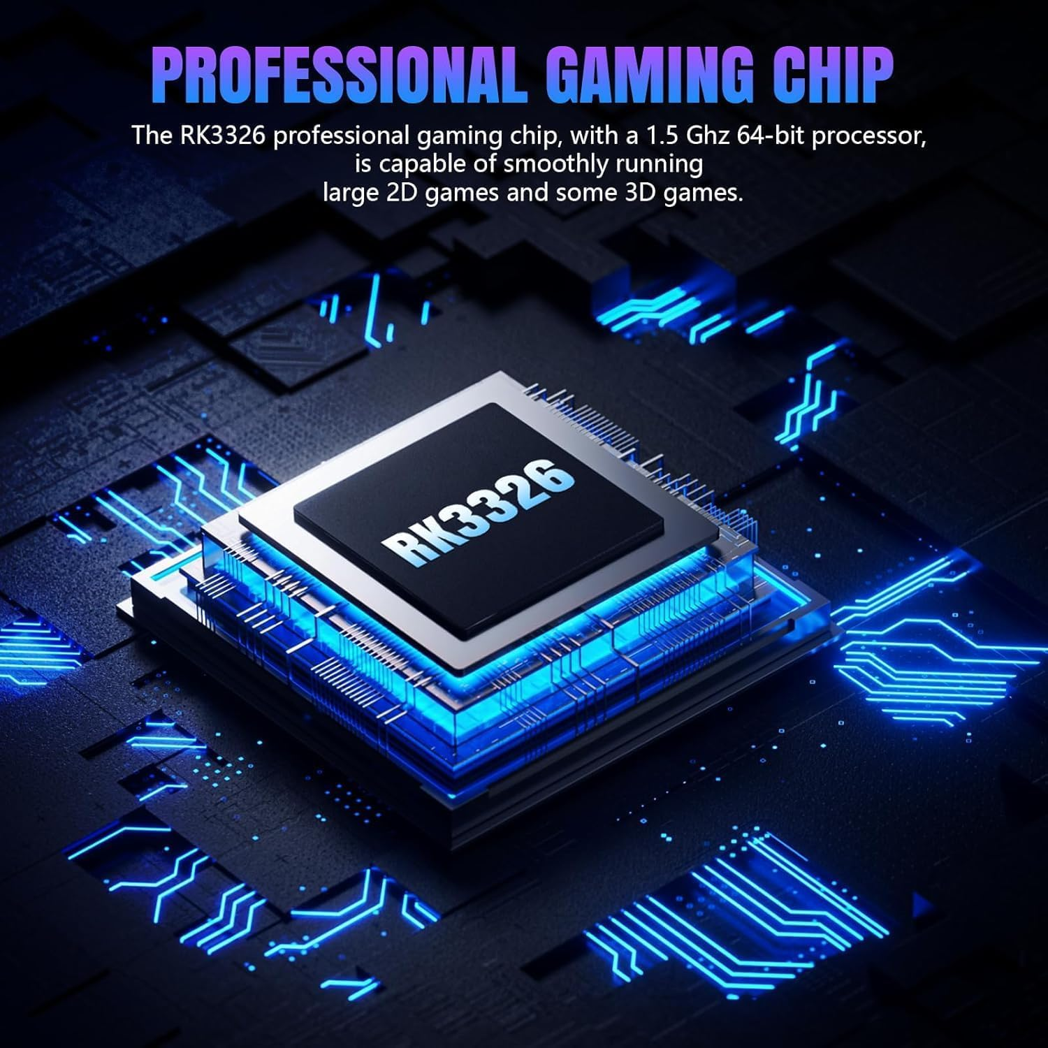 2025 R36MAX Retro Handheld Game Console with 30000+ Classic Games & 30+ Simulators, 4000Mah Rechargeable Portable Handheld with Linux System 4.0-In 4K HD IPS Screen Video Player -128GB (Blue) image number 1