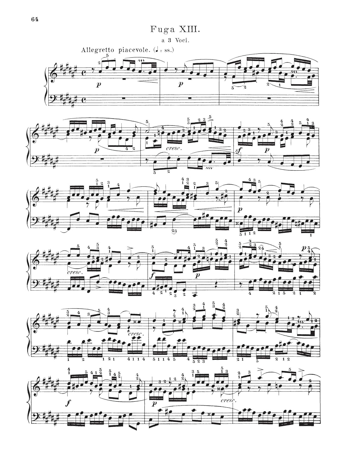 G. Schirmer, Inc. Bach Well Tempered Clavier Book 1: Schirmer Library of Classics Volume 13 Piano Solo image number 5