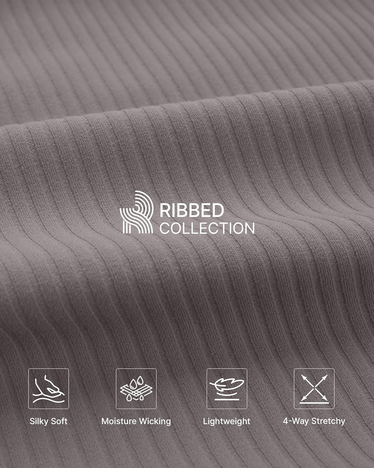 G4Free Ribbed Maternity Yoga Pants with Pockets over the Belly Wide Leg Casual Pregnancy Lounge Trousers image number 4