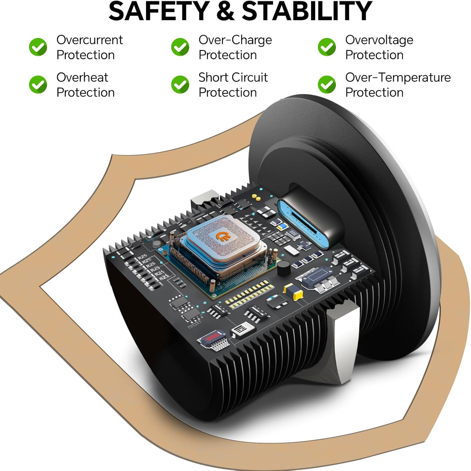 Camperxlite Full Aluminium USB C Socket 12 VDC for Motorhome, 24 W QC 3.0 Et 24 W PD 3.0 Car Quick Charger with All Ios/Android Devices, for Caravan, Trailer, Van, Truck, Car image number 6