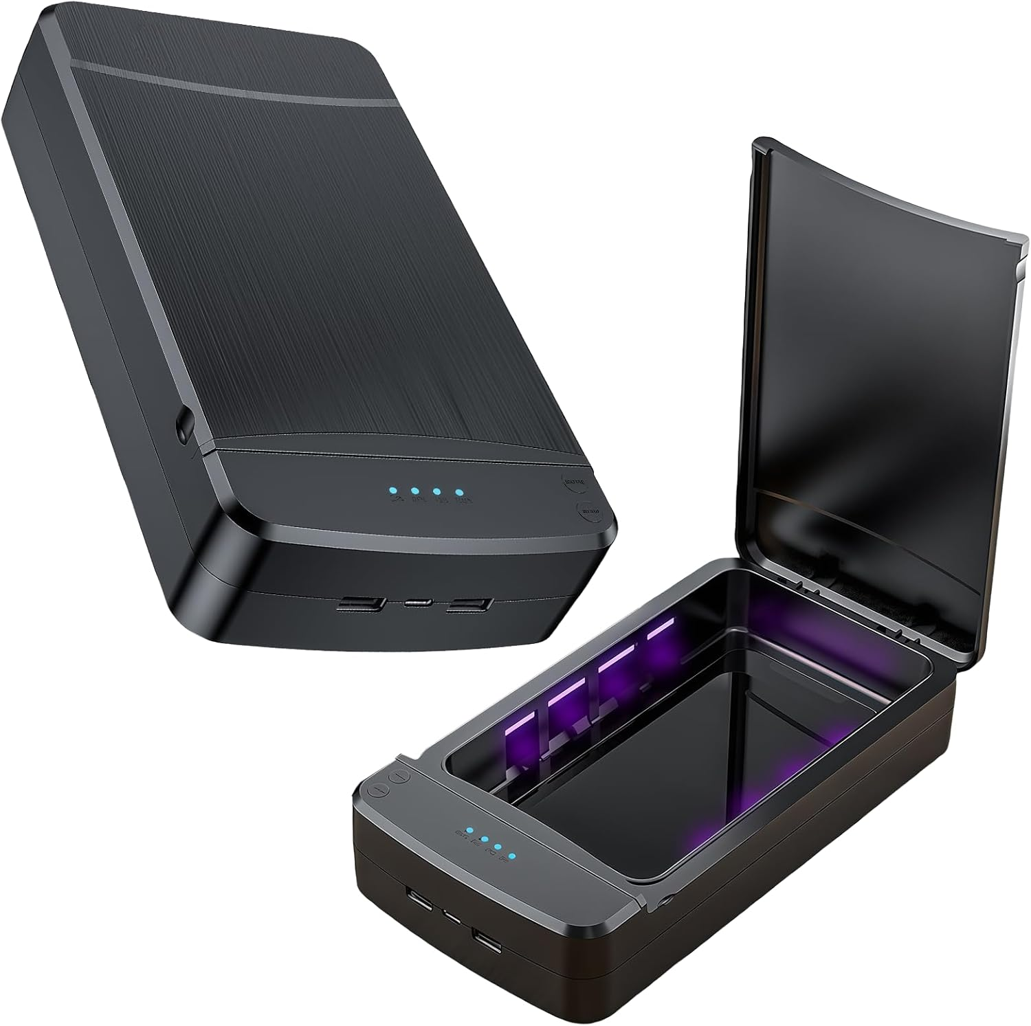 Professional Nail Art Steriliser Box: WIYETY UV Lamp Steriliser, Professional UV Disinfectant Device with Quiet Operation Suitable for Nail Tools and Nail Salons (Black) image number 4