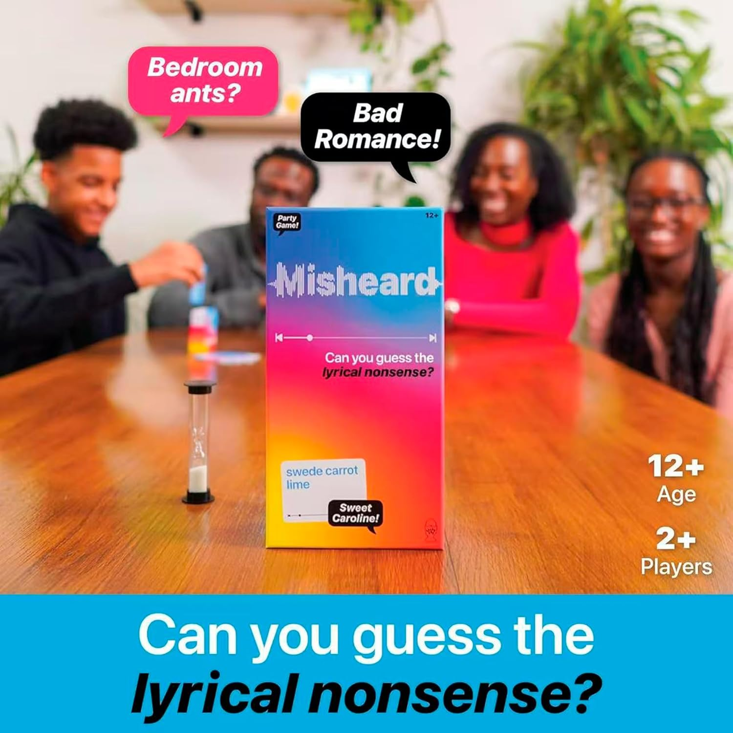 The Original Misheard Music &ndash; Guess the Song or Artist with 500 Lyrical Nonsense Cards &ndash; Hilarious Music Games for Adults & Teens &ndash; Fun Family Card Games for Karaoke & Party Entertainment image number 6