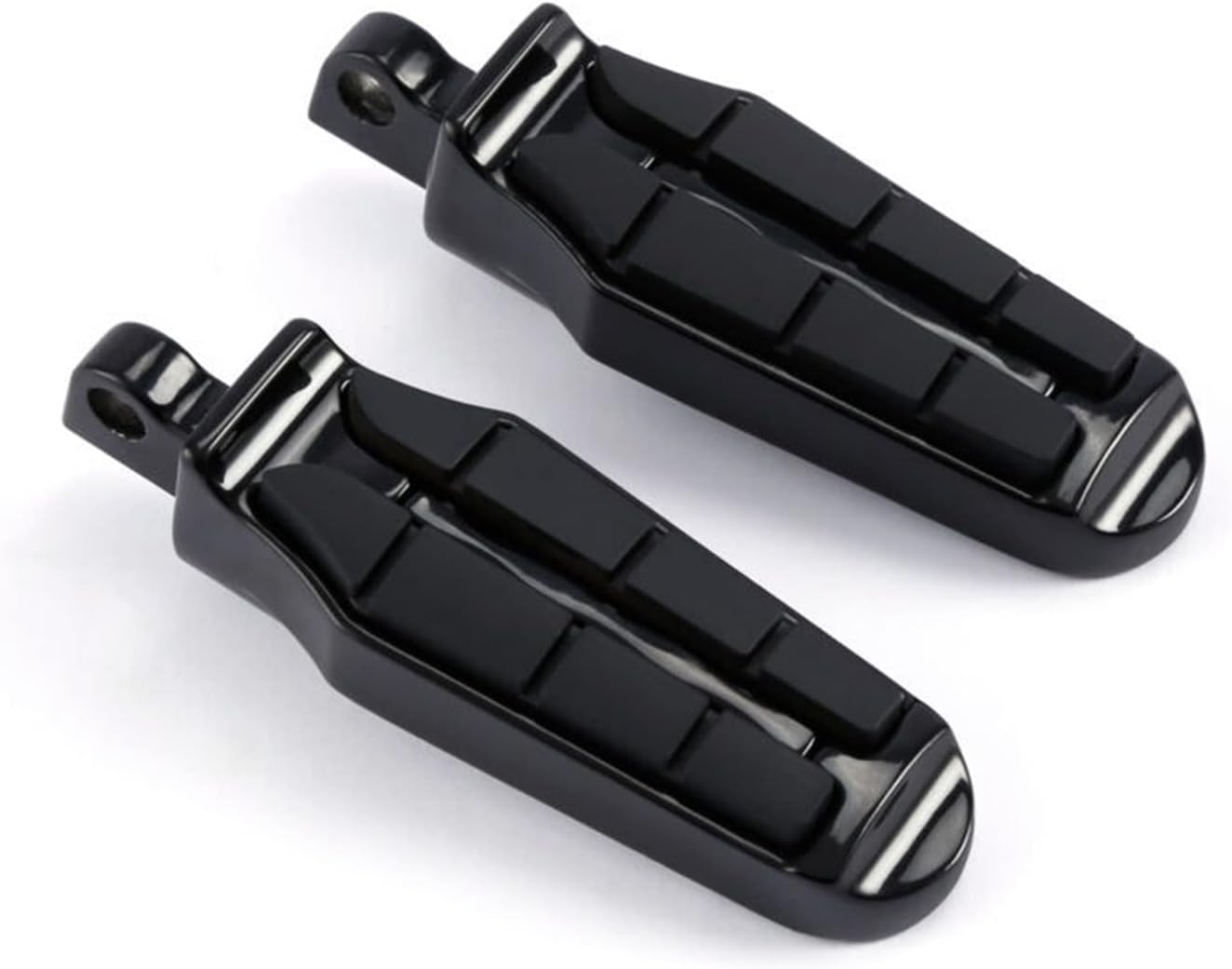 TRUSTTWO Motorcycle 10Mm Footrest Foot Pegs Compatible with Harley Sporster XL 883 XL1200 2004-2013 Touring Electra Street Glide Road King FLHR the New (Color : Black)