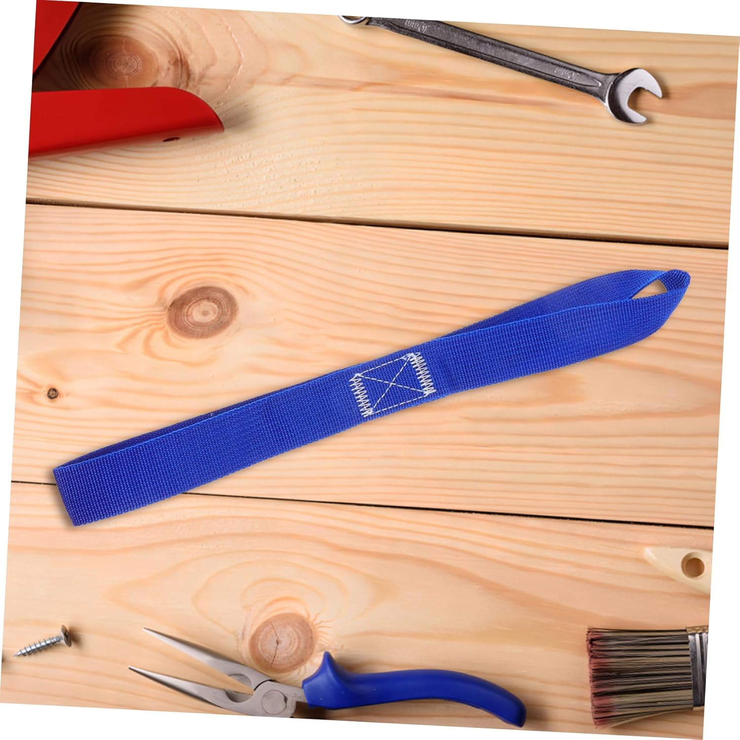 DINHEAROM 5Pcs Adjustable Multi-Purpose Tie down Straps Weather Resistant Luggage Straps for Travel Camping Motorcycles Atvs Lawn Equipment Versatile Moving Accessories image number 4