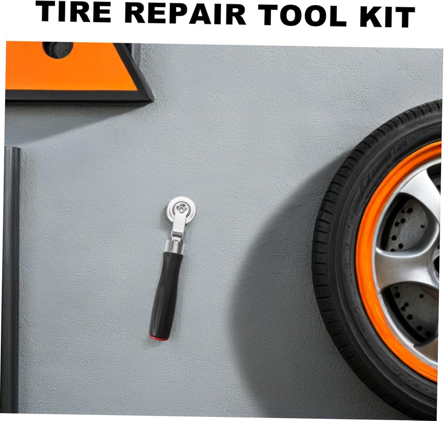 PRETYZOOM High-Performance Tire Repair Kit Inclusive Tire Patch Tool Tyre Repair Plugs Wheel Automotive Grinding Tool image number 5