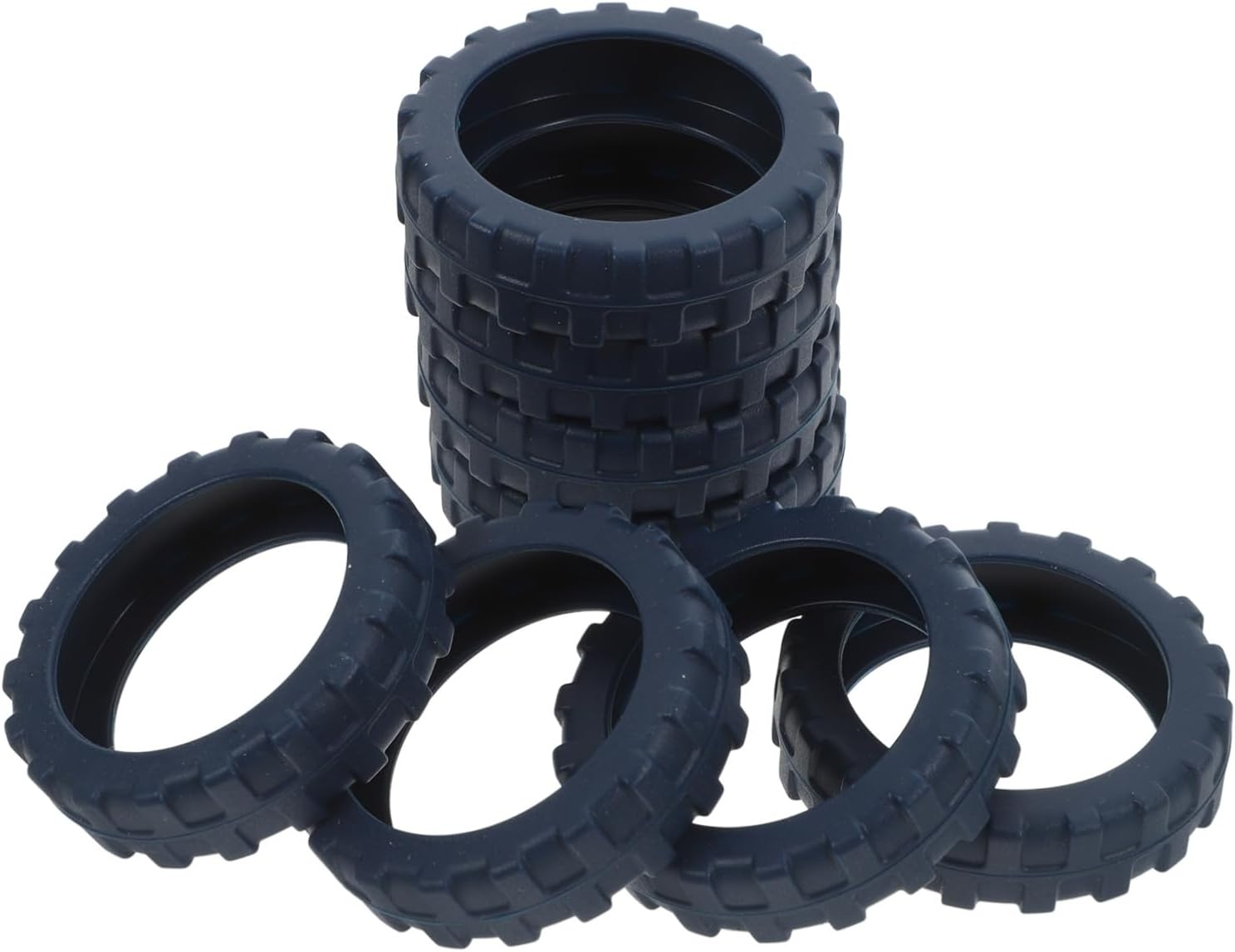 FOMIYES 8Pcs Luggage Caster Protection Covers Wheel Silicone Luggage Wheel Slip Protector for Suitcase Travel Case Cover image number 2