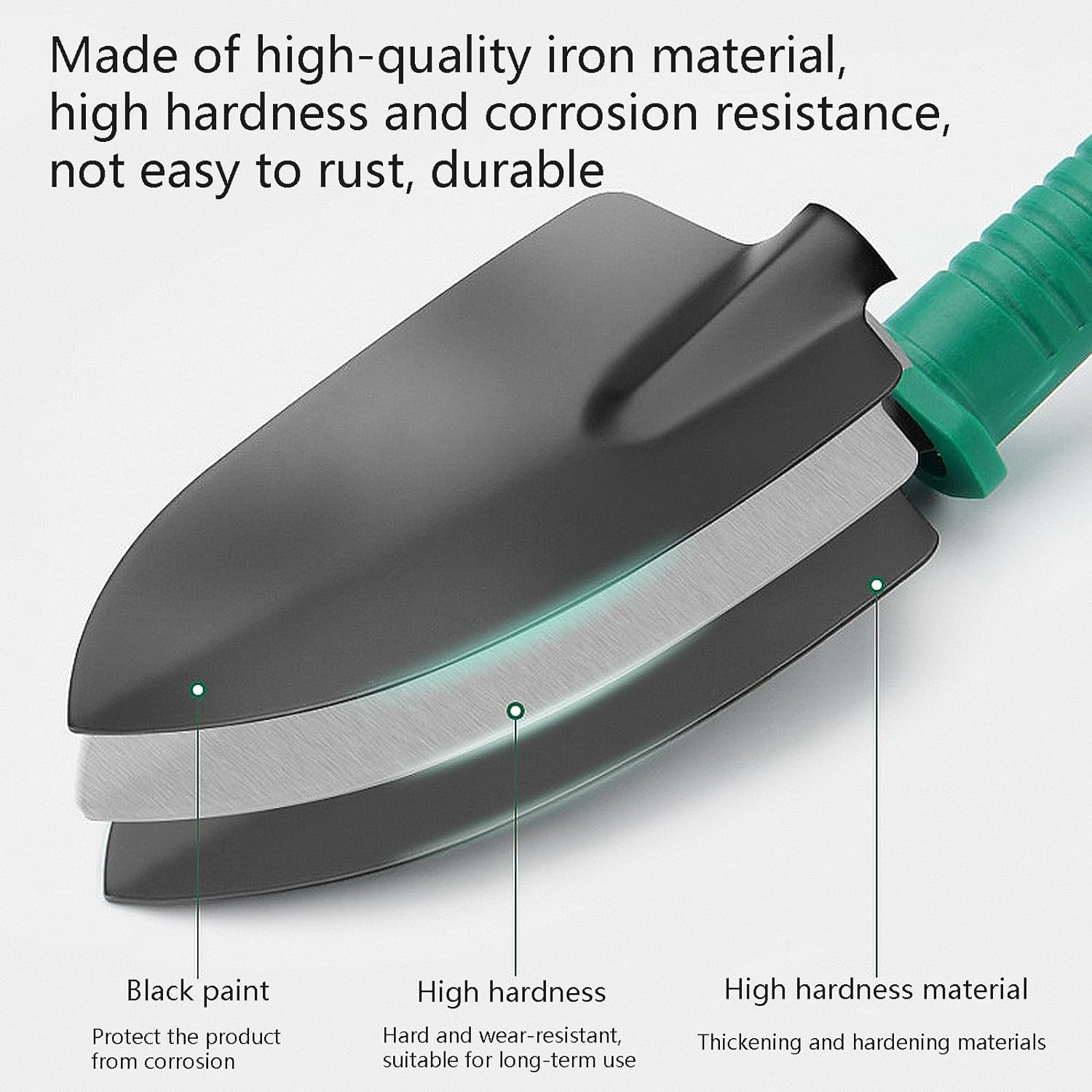 Garden Tools Set, 11 Pieces Heavy Duty Gardening Tools Kit with Protective Gloves and Carrying Case, Rust-Proof Tools for Gardening with Ergonomic Handle, Outdoor Tools for Women and Men image number 5