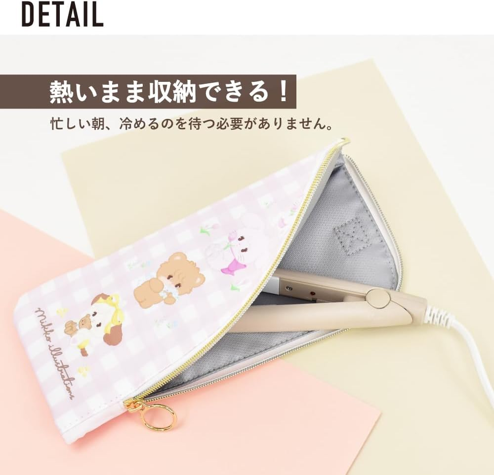 Marimocraft Mikko0004 Hair Iron Case, Pink (MIKK-034), Pink (MIKK-034), One Size image number 4