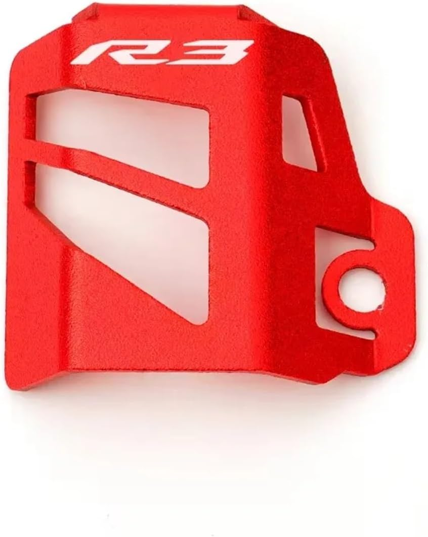 Compatible with R3 YZF-R3 YZFR3 2015-2024 Motorcycle Front Rear Brake Fluid Reservoir Cap Cylinder Cover Guard Oil Filler Cap R3(D-Red) image number 1