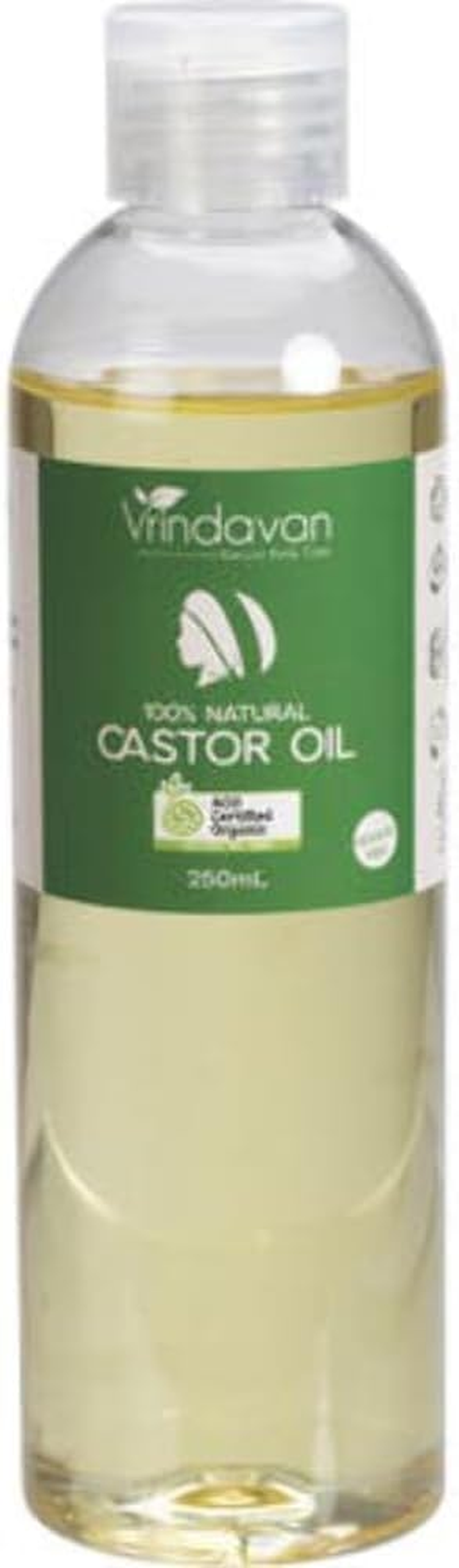 Vrindavan Organic Castor Oil, 250 Milliliter image number 1
