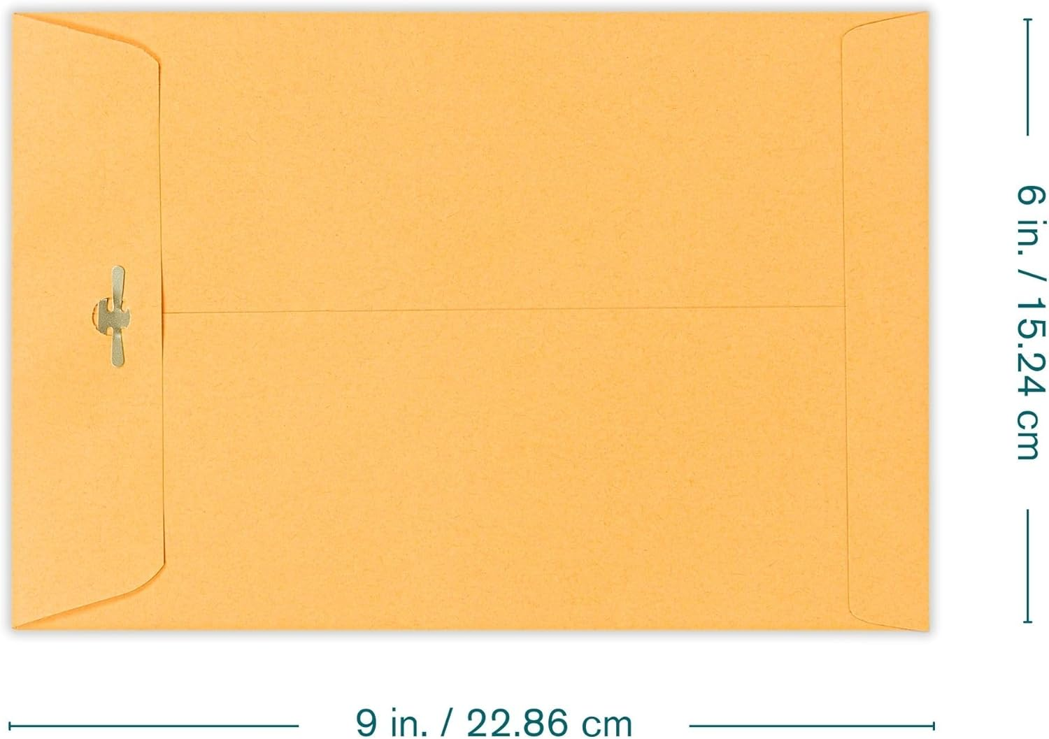6X9 Clasp Envelopes &ndash; Brown Kraft Catalog Envelopes with Clasp Closure & Gummed Seal &ndash; 28Lb Heavyweight Paper Mailing Envelopes for Home, Office, Business, Legal or School &ndash; 100 Box (6X9) image number 4