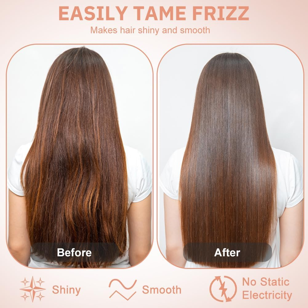 Alaoo Straightener Hair Straightener, Improved Version Ceramic Straight for Smooth & Shiny Hair, Hair Straightener, Professional Hair Straightener, 2-In-1 Straightener, Ideal for Straightening