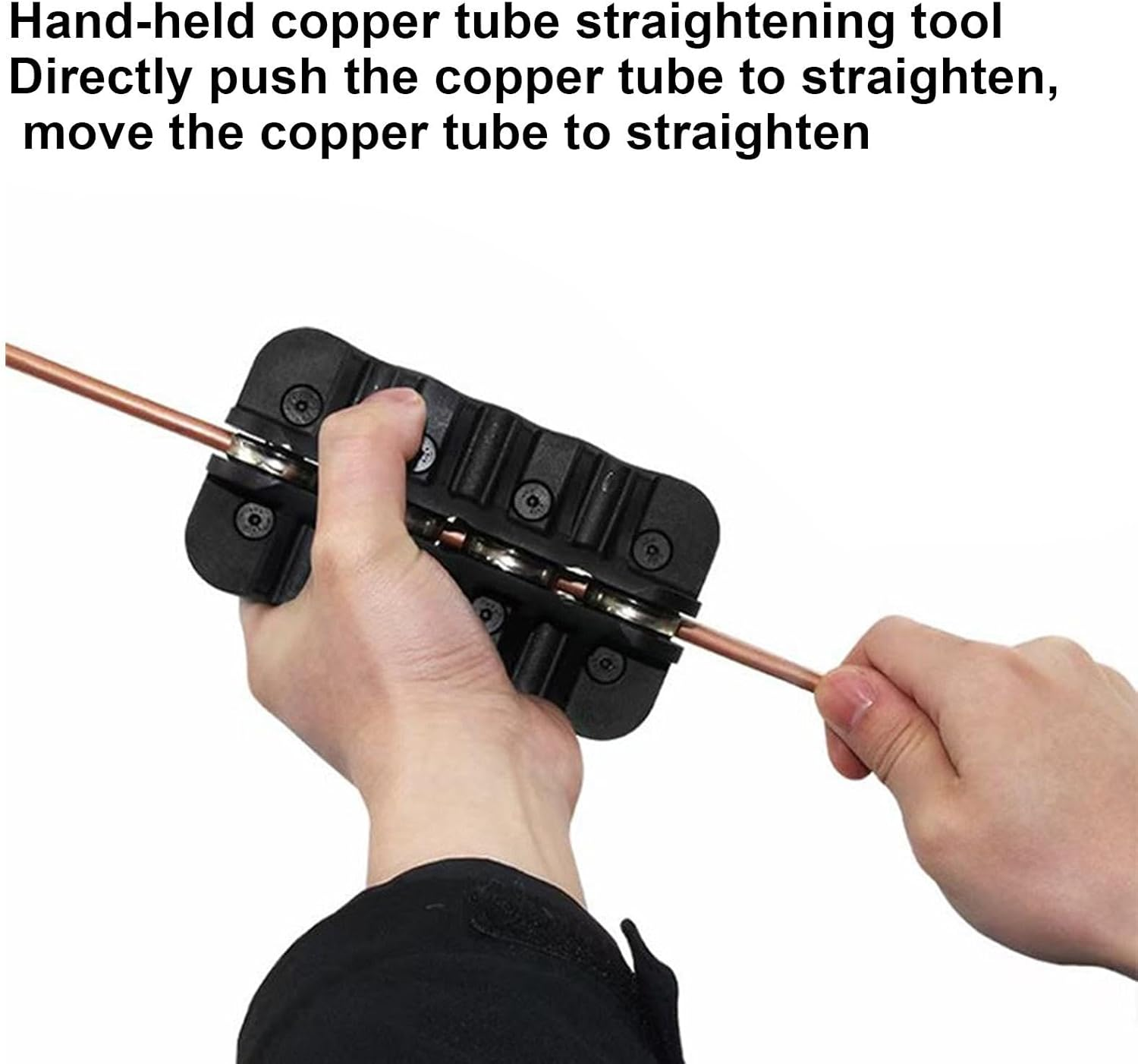 Wire Straightener | Labor-Saving 3/8 Tubing Straightener Tube Straightening Tools | Tube Straightener Handheld Tubing, Pipe Straightening Tool for Professionals, Beginners image number 6