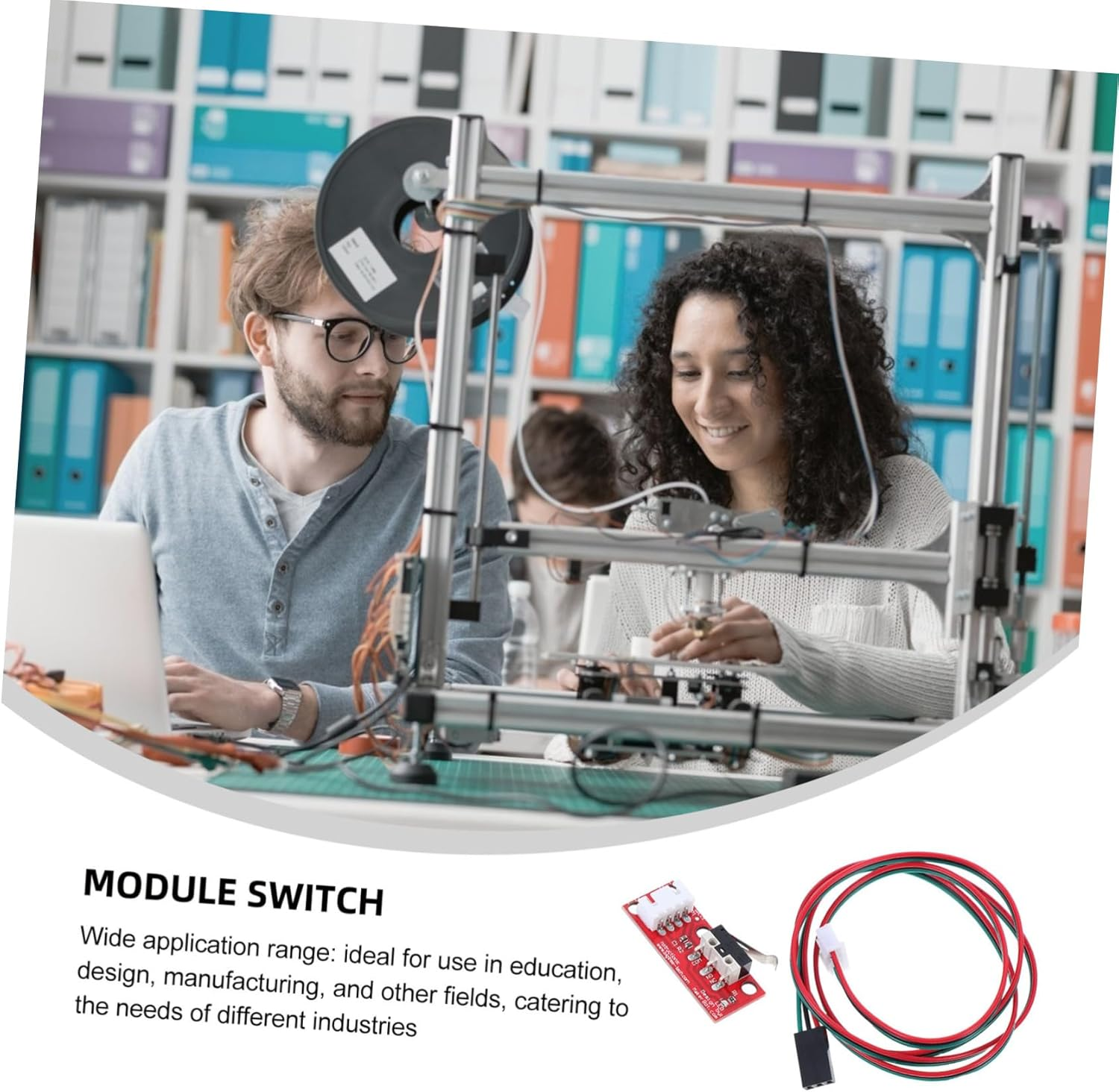 Iplusmile Enhanced Precision 3D Printer Endstop Switches 6 Pack Mechanical Optical Limit Switches Printer Parts Accessories image number 4