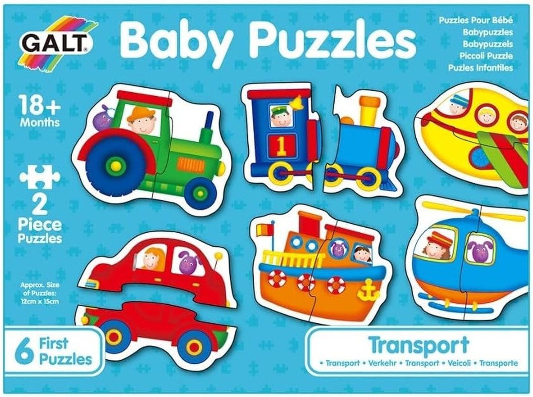 Galt - Baby Puzzles - Transport - 2 Piecess image number 1