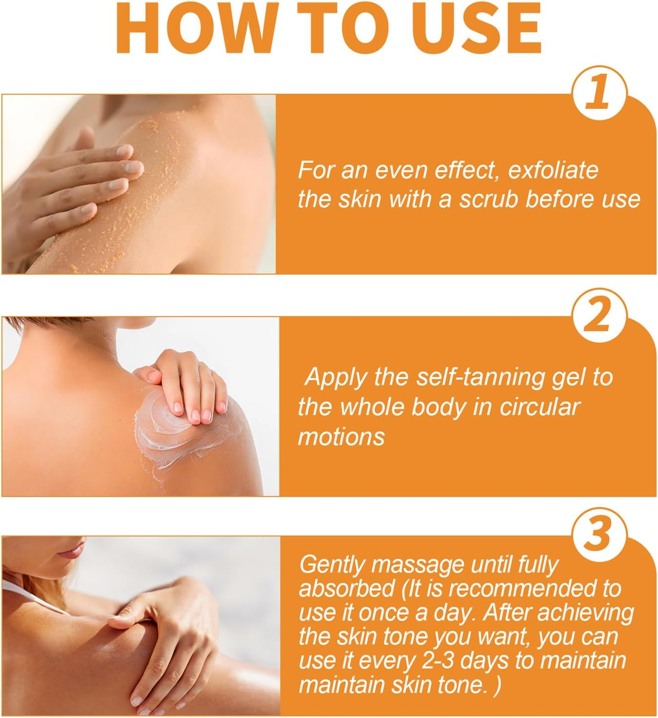 Intensive Tanning Gel, Luxury Intensive Tanning Gel, Intensive Tanning Luxe Gel, Carotene Tanning Gel, Tanning Accelerator for Outdoor Sun, Achieve a Natural Tan Skin (2) image number 2