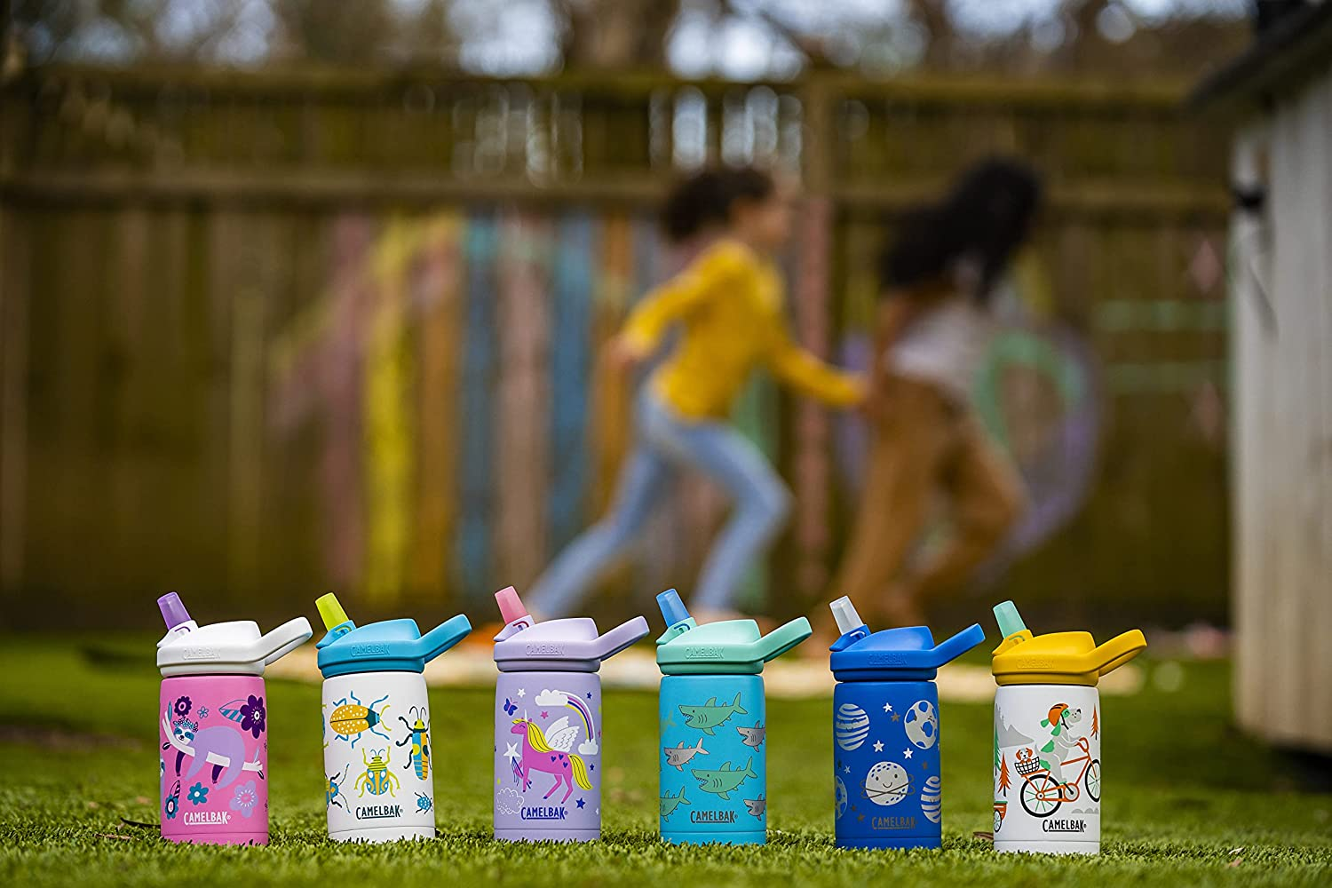 Camelbak Eddy+ Kid'S Vacuum Insulated Stainless Steel Water Bottle, Magic Unicorns - Multicolor image number 2