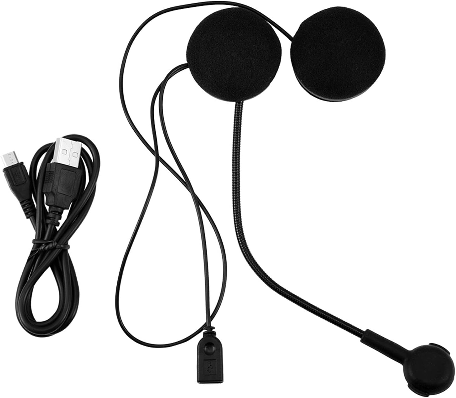 RASTKY Aarpones for Helmet with 5.Technology Wireless Hifi Stereo Earphones Headset HD Microphone Helmet