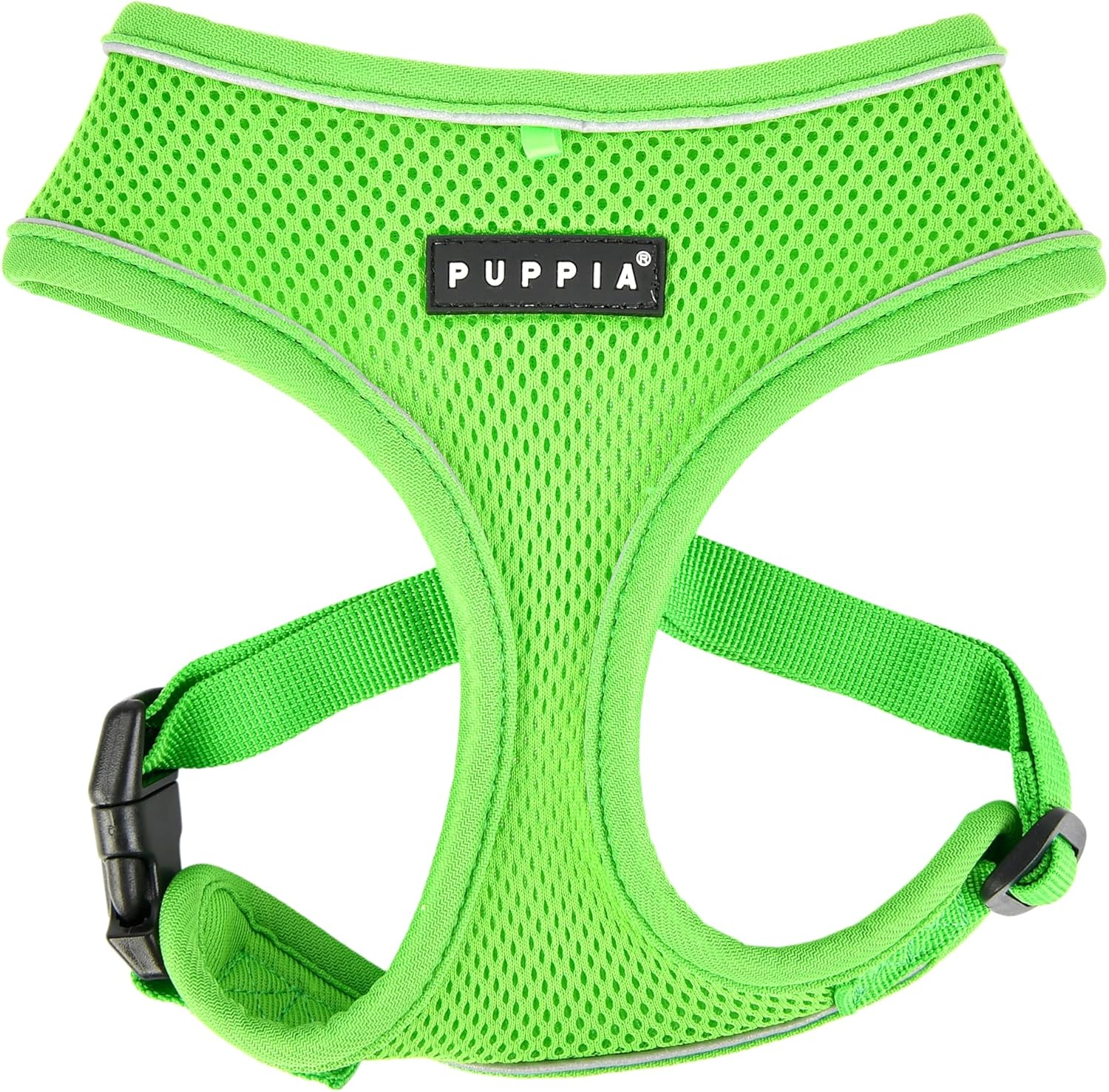 Puppia Neon Dog Harness, Green Small