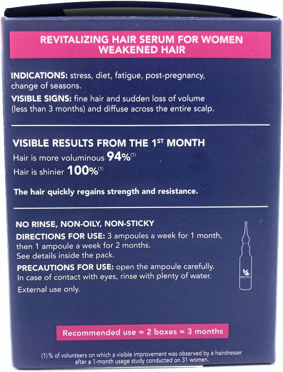 PHYTO Phytocyane Densifying Treatment Serum 12X7.5Ml image number 1